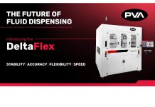 PVA Launches DeltaFlex™, a Large-Format Coating and Dispensing Platform for Complex Manufacturing Applications PVA DeltaFlex large-format automated dispensing and coating platform for complex manufacturing applications