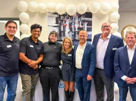 Essemtec ribbon-cutting ceremony at new U.S. headquarters and demo center in Woburn, Massachusetts