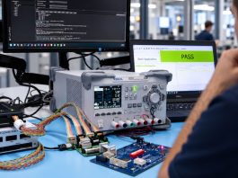 Combination module for boundary scan and flash programming in a single step