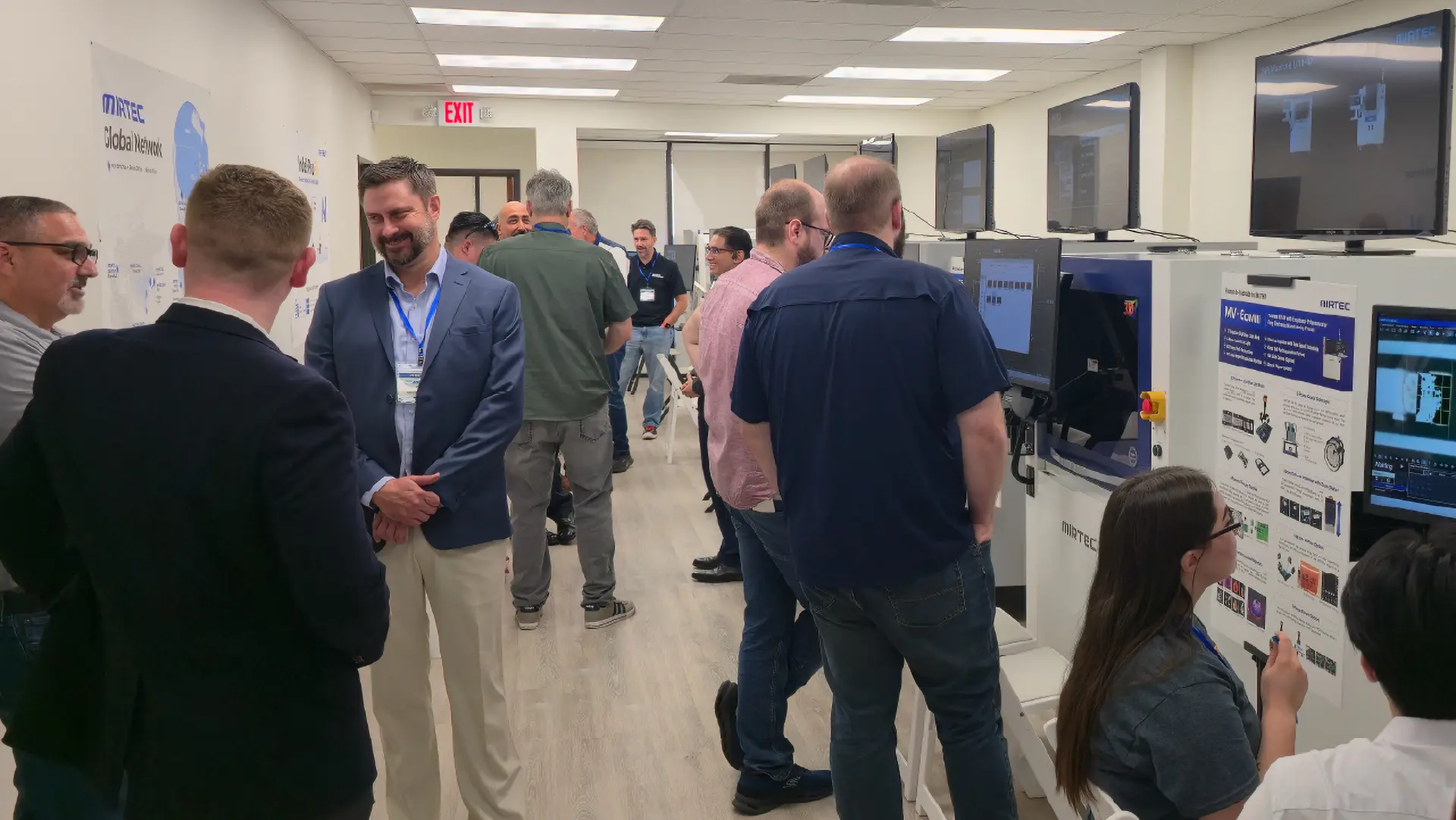 MIRTEC Dallas Sales and Demo Center grand opening ribbon-cutting ceremony in Carrollton, Texas