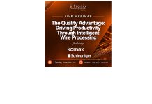 E-Tronix to Host Komax and Schleuniger Webinar on the Quality Advantage of Intelligent Wire Processing Intelligent wire processing equipment from Komax and Schleuniger showcased at an electronics manufacturing webinar hosted by E-Tronix