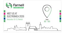 Visit Farnell at electronica 2026 and Explore Innovation Farnell exhibition stand at electronica 2026 in Munich, Germany, Hall B5 Avnet City stand 103