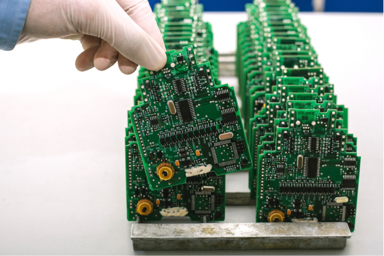 Luxinar laser source used for PCB depaneling, cutting individual boards from a panel with precision