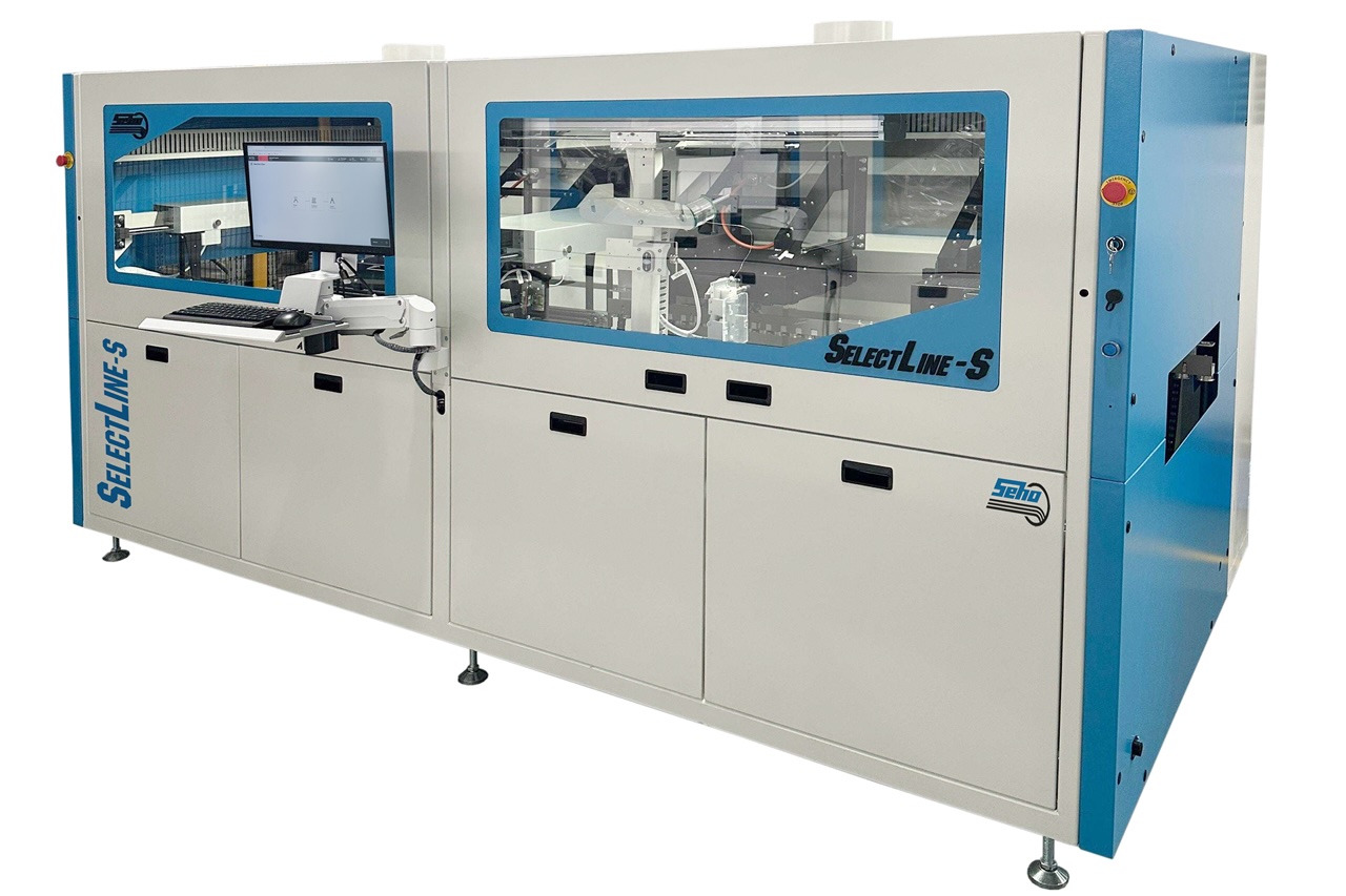 seho-in-at-schenzhen.jpeg SEHO SelectLine-S selective soldering machine designed for the Asian electronics manufacturing market