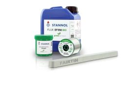Stannol North America booth displaying soldering materials, jetting solutions and sustainability products at SMTA International 2026