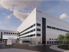 Groundbreaking ceremony for X-FAB's new cleanroom facility at the Erfurt site in Germany
